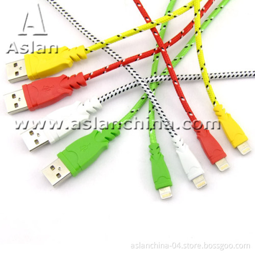 Braided USB Cable for iPhone 5, Data Cable (ACM-029-01)